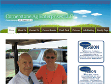 Tablet Screenshot of cornerstoneag-llc.com